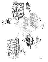 Электрические компоненты 4-Х ТАКТНОГО ПЛМ MERCURY 80 Серийный номер от 0P459572 и выше