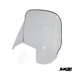 Стекло ветровое для снегохода Yamaha BRAVO  250 T увеличенное (высота 62см, толщина 3мм, МПК)