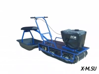 Мотобуксировщик Альбатрос-L 9 PRO с фарой