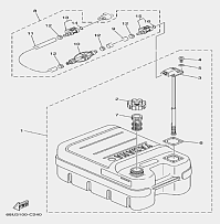Топливный бак 4-Х ТАКТНОГО ПЛМ TITAN FTP20AMHS