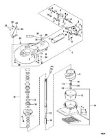 Струйный насос в сборе 2-Х ТАКТНОГО ПЛМ MERCURY 60 Серийный номер от 00G760300 до 0T979999