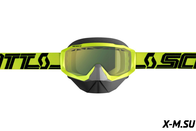 Очки HUSTLE SNOW CROSS yellow/black enhancer yel