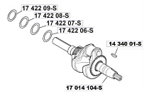 Вал коленчатый снегохода СММ РЫБИНКА-04