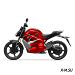 Электромотоцикл WHITE SIBERIA SUPER SOCO TS STREET HUNTER PRO (Красный)