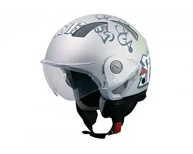 Шлем "THH" T-9 #1 MATT SIL/GRN